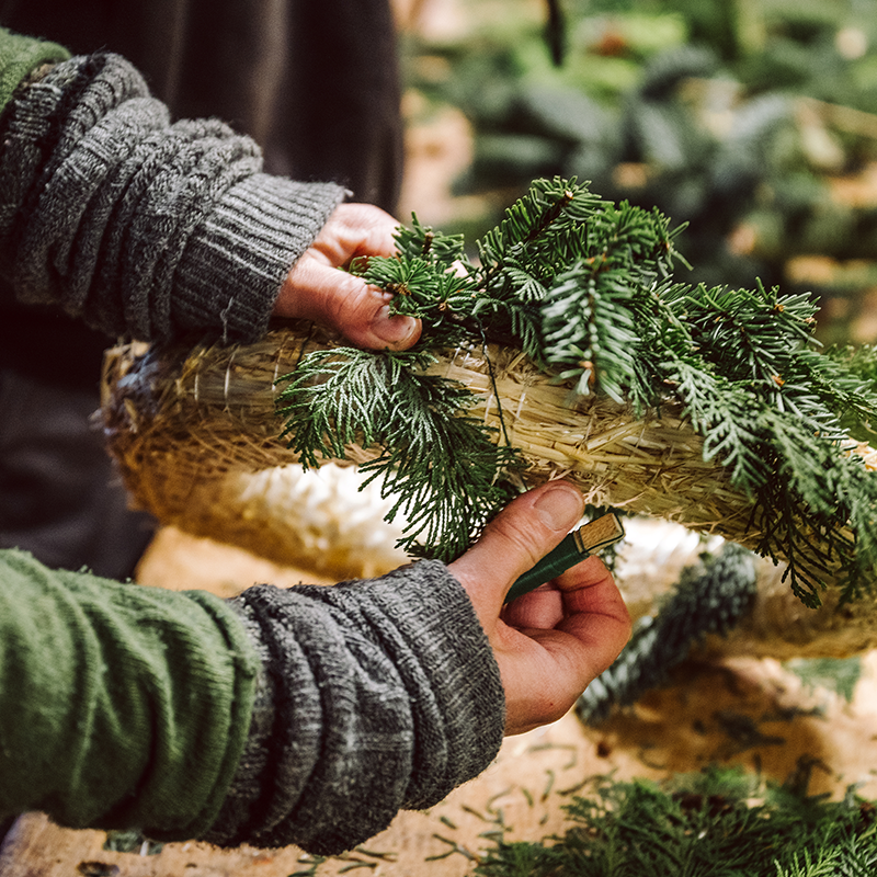 Adventskränze herstellen